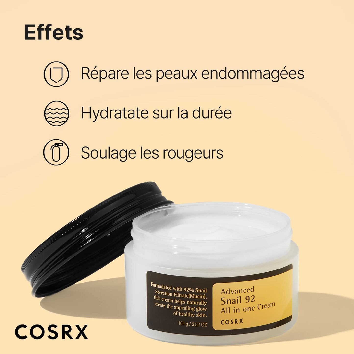 COSRX Crème hydratante Advanced Snail 92 All in One Cream